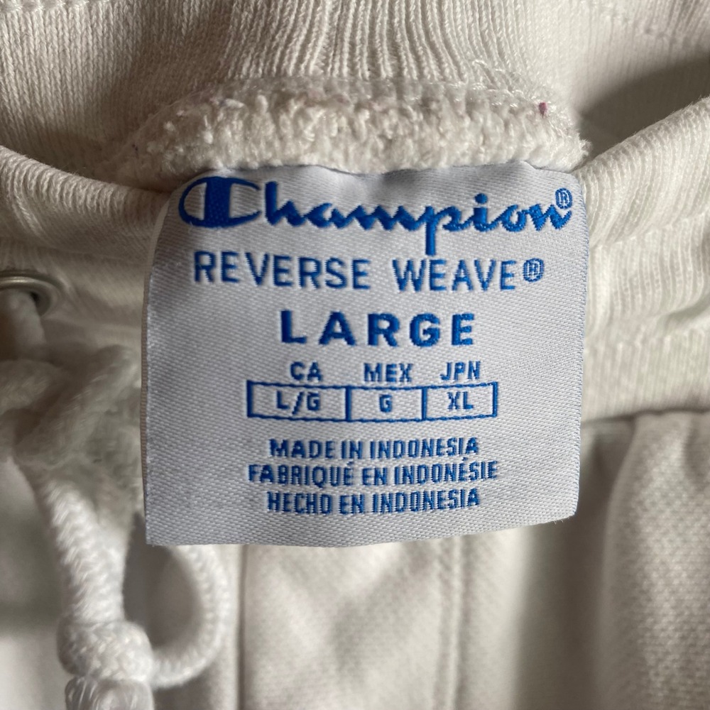 Champion‎ Reverse Weave Sweat Shorts Womens Large High Rise Dolphin Hem Retro - Picture 5 of 6